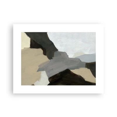 Poster - Astrazione: il crocevia del grigio - 40x30 cm