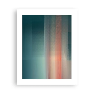 Poster - Astrazione: onde di luce - 40x50 cm