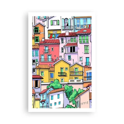 Poster - Città allegra - 61x91 cm