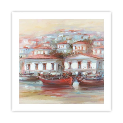 Poster - Cittadina felice - 50x50 cm