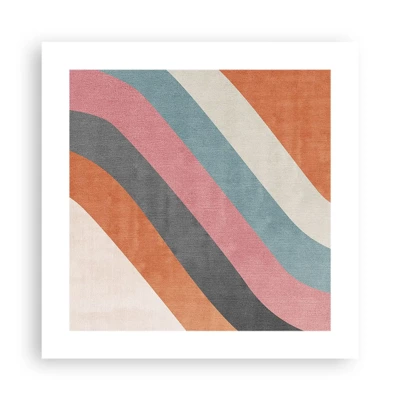 Poster - Composizione diagonale: movimento - 40x40 cm