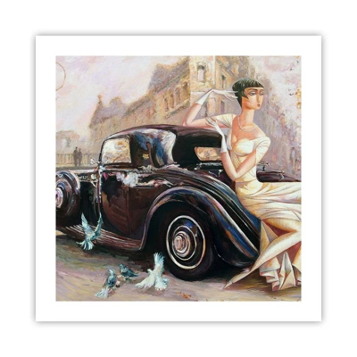 Poster - Eleganza in stile retro - 50x50 cm