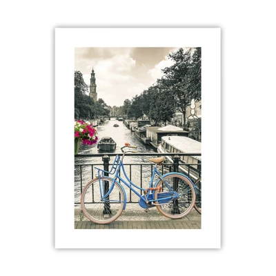 Poster - I colori delle strade di Amsterdam - 30x40 cm