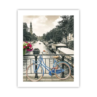 Poster - I colori delle strade di Amsterdam - 40x50 cm