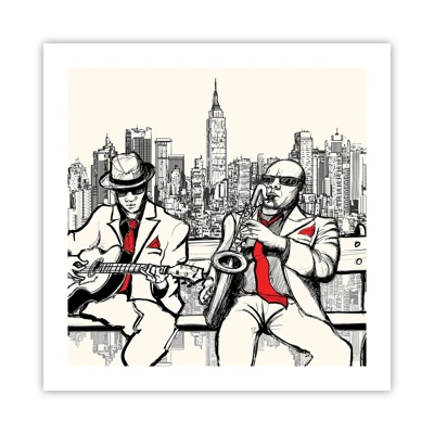 Poster - Improvvisare a New York - 50x50 cm