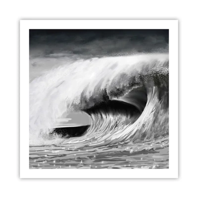 Poster - La furia dell'oceano - 60x60 cm