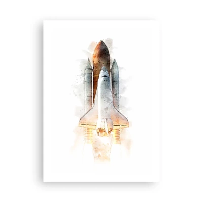 Poster - La partenza degli esploratori - 50x70 cm