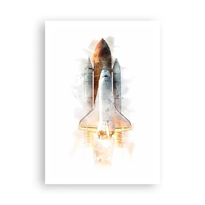 Poster - La partenza degli esploratori - 70x100 cm
