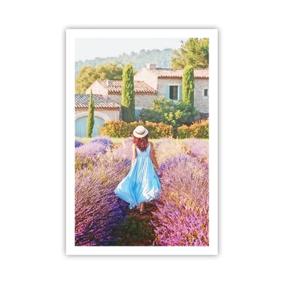 Poster - La ragazza nella lavanda - 61x91 cm