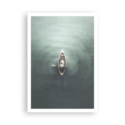 Poster - Nel lago al chiaro di luna - 70x100 cm