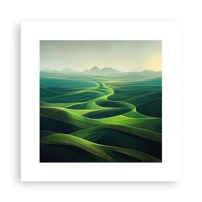 Poster - Nelle valli verdi - 30x30 cm