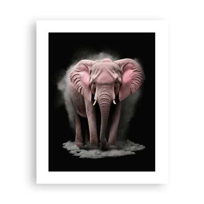 Poster - Non pensare all'elefante rosa! - 40x50 cm