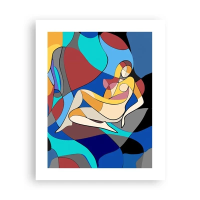 Poster - Nudo cubista - 40x50 cm