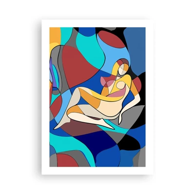 Poster - Nudo cubista - 50x70 cm