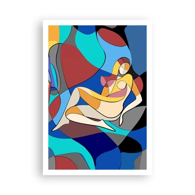 Poster - Nudo cubista - 70x100 cm