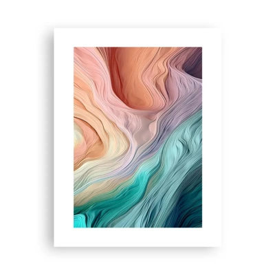 Poster - Onda arcobaleno - 30x40 cm