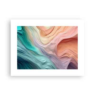 Poster - Onda arcobaleno - 40x30 cm