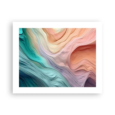 Poster - Onda arcobaleno - 50x40 cm