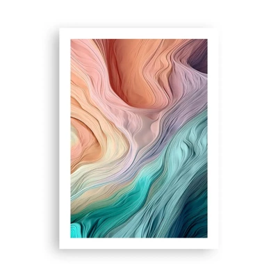 Poster - Onda arcobaleno - 50x70 cm