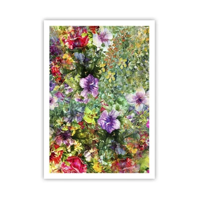 Poster - Perdersi nei fiori - 70x100 cm