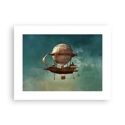 Poster - Saluti da Jules Verne - 40x30 cm