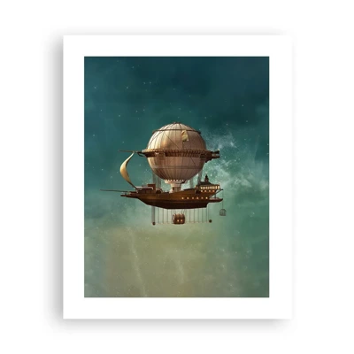 Poster - Saluti da Jules Verne - 40x50 cm