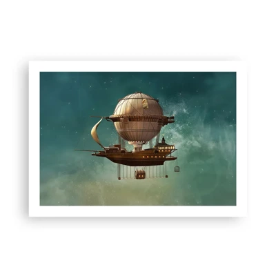 Poster - Saluti da Jules Verne - 70x50 cm