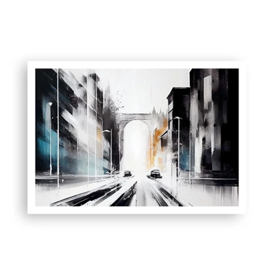 Poster - Studio di città: architettura e movimento - 100x70 cm