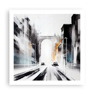 Poster - Studio di città: architettura e movimento - 60x60 cm