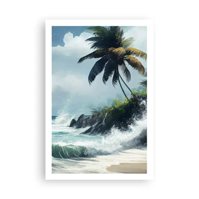 Poster - Sulla riva tropicale - 61x91 cm
