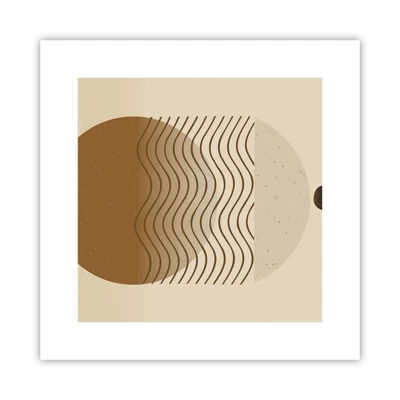 Poster - Sull'origine delle figure geometriche - 30x30 cm