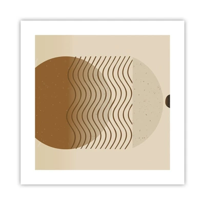 Poster - Sull'origine delle figure geometriche - 40x40 cm