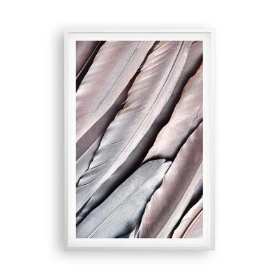 Poster in cornice bianca - Argento rosato - 61x91 cm
