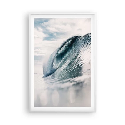 Poster in cornice bianca - Cima d'acqua - 61x91 cm