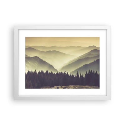 Poster in cornice bianca - Dopo sette montagne… - 40x30 cm