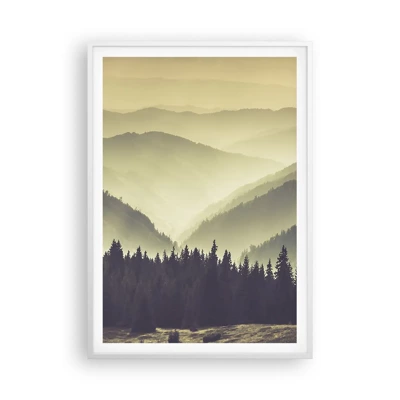 Poster in cornice bianca - Dopo sette montagne… - 70x100 cm