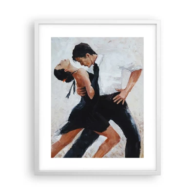 Poster in cornice bianca - Il tango dei miei sogni - 40x50 cm