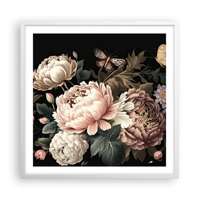 Poster in cornice bianca - In stile barocco - 60x60 cm