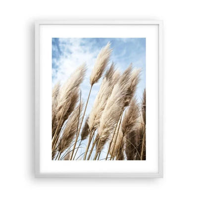 Poster in cornice bianca - Le carezze del sole e del vento - 40x50 cm