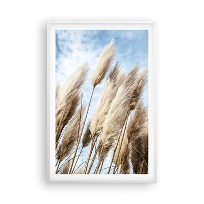 Poster in cornice bianca - Le carezze del sole e del vento - 61x91 cm