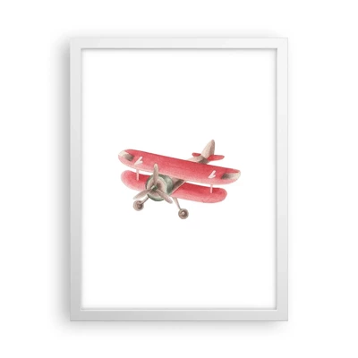 Poster in cornice bianca - Pronto a volare alto - 30x40 cm