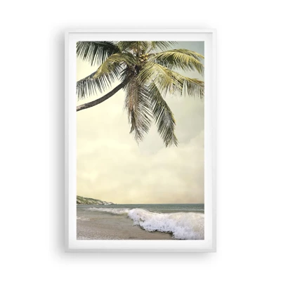 Poster in cornice bianca - Sogno tropicale - 61x91 cm