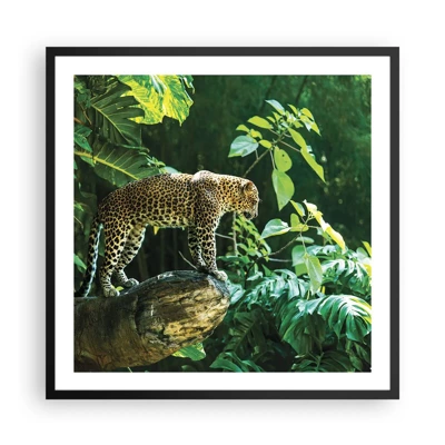 Poster in cornice nera - A caccia? - 60x60 cm