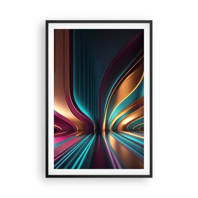 Poster in cornice nera - Architettura di luce - 61x91 cm