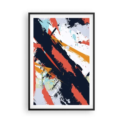 Poster in cornice nera - Composizione dinamica - 61x91 cm