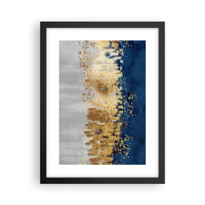 Poster in cornice nera - Composizione moderna con bagliore - 30x40 cm