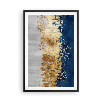 Poster in cornice nera - Composizione moderna con bagliore - 61x91 cm