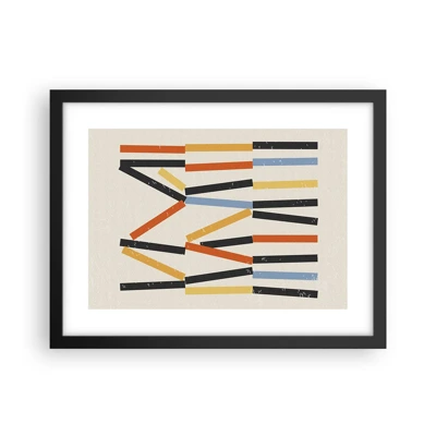 Poster in cornice nera - Composizione orizzontale - 40x30 cm