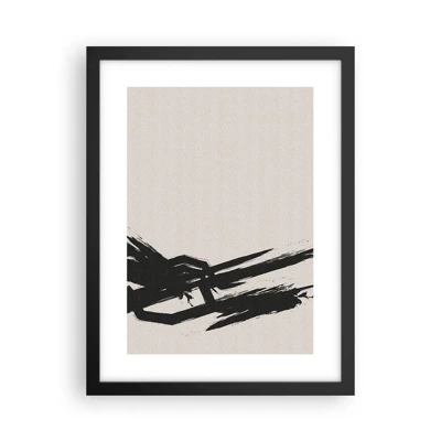 Poster in cornice nera - Corsa sfrenata - 30x40 cm