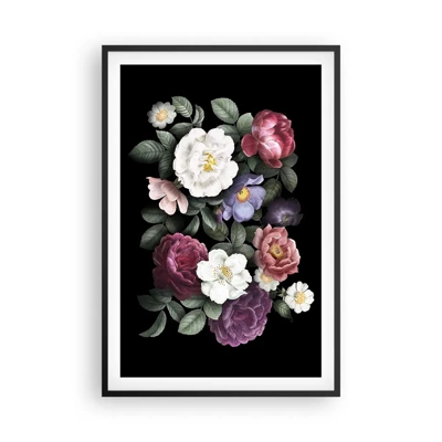 Poster in cornice nera - Dal giardino inglese - 61x91 cm